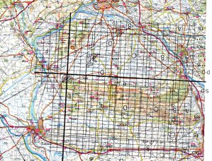 Fig. 7. : Restitution exacte du cadastre A selon les paramètres de Chouquer