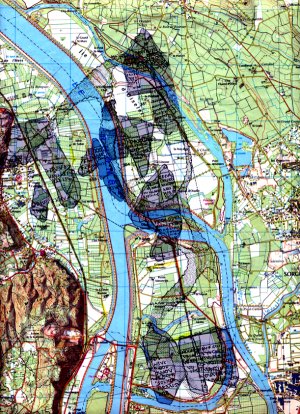 Fig. 18: Installation des <i>insulae Furianae</i> sur le Rhône